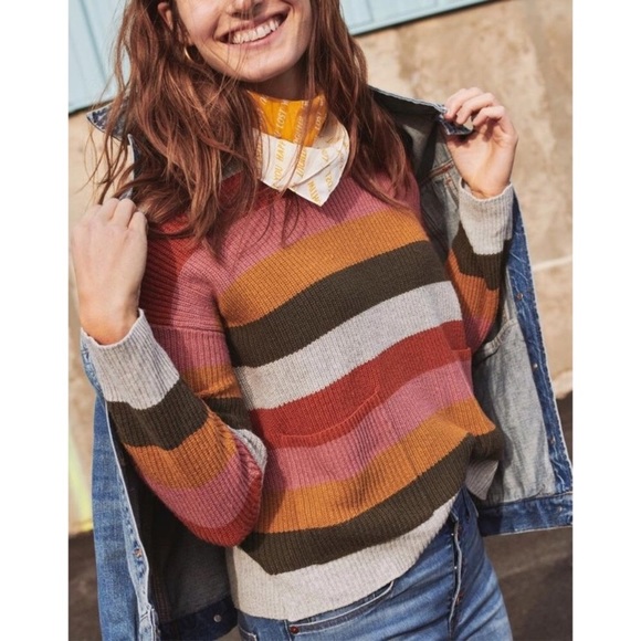 NWT Patch Pocket Pullover Sweater Size M - Picture 4 of 8